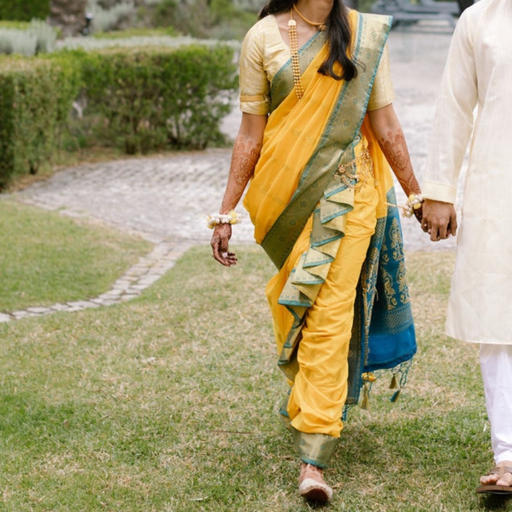 Pre-stitched Marathi nauvari sari